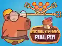 Spill Redde baby capybaras Pull Pin online Spill Redde baby capybaras Pull Pin online