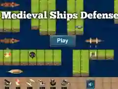 Spill Medieval Ships Defense online