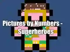 Spill Bilder etter Numre - Superhelter online