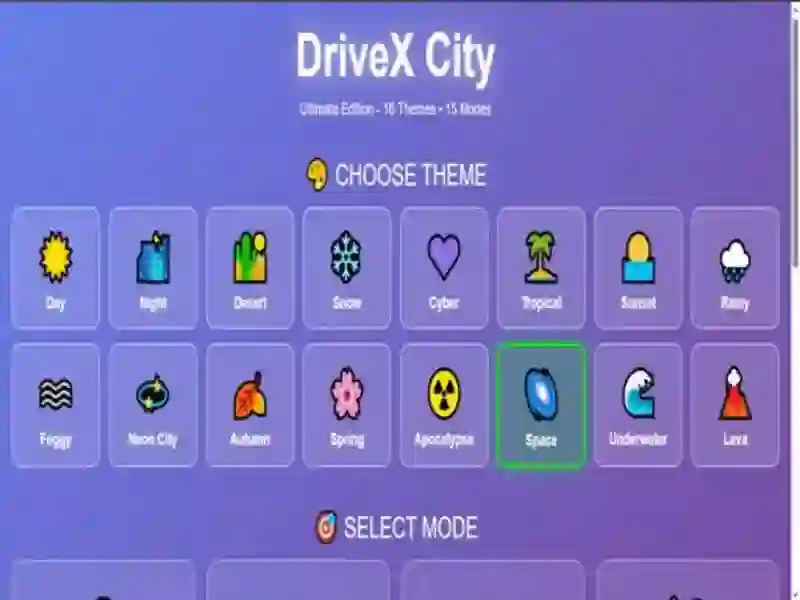 Spill DriveX City online