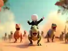 Spill Stickman: Dinosaur Arena online
