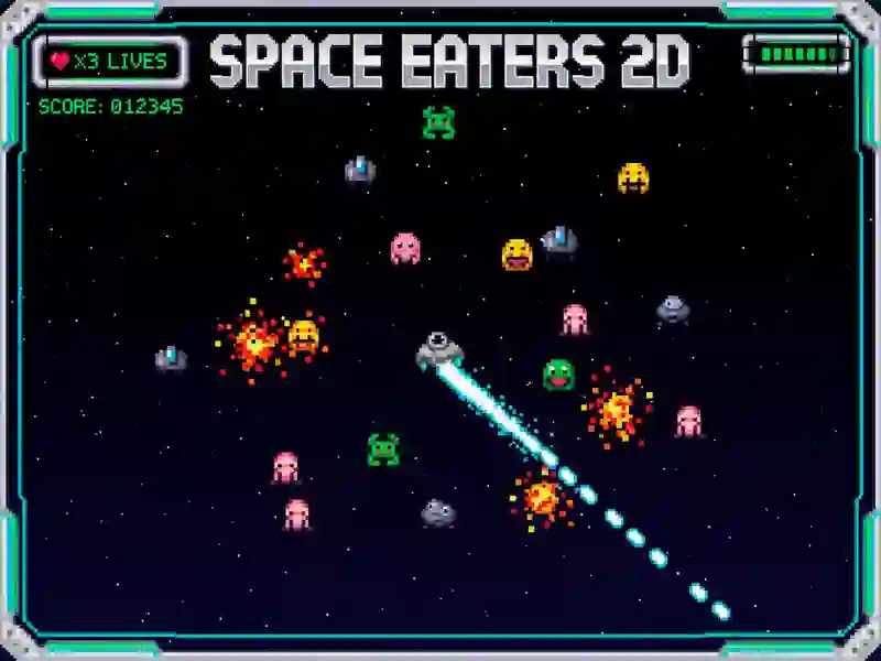 Spill Space Eaters 2D online