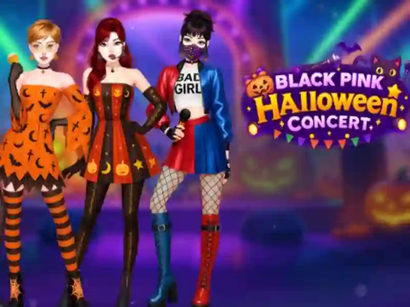 Spill Sort Rosa Halloween-konsert online