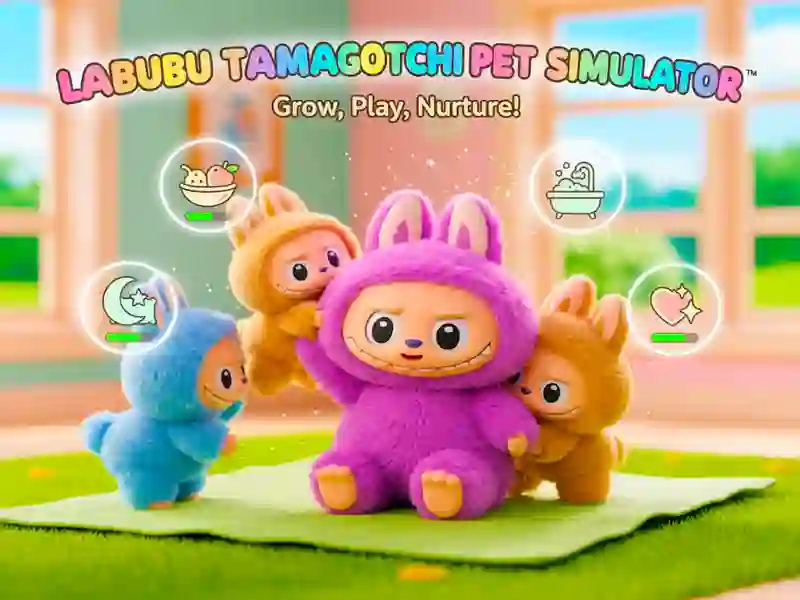 Spill Labubu Tamagotchi kjæledyrsimulator online