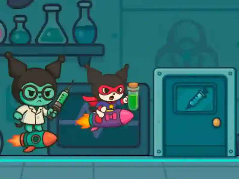 Spill Kitty Kuro Lab Escape online