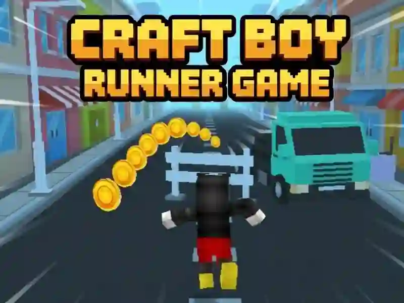 Spill Craft Boy Runner Game online Spill Craft Boy Runner Game online