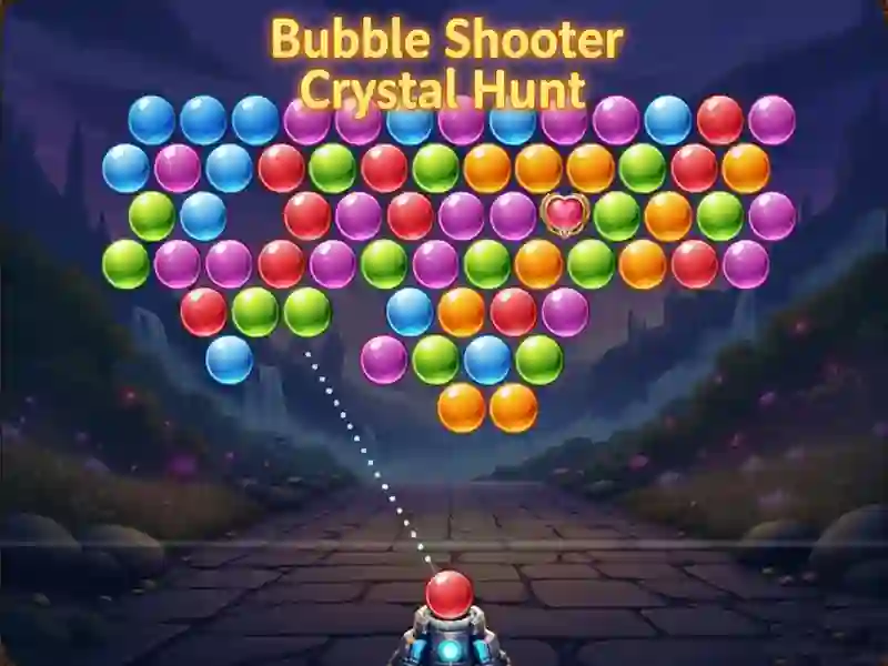 Spill Bubble Shooter Crystal Hunt online