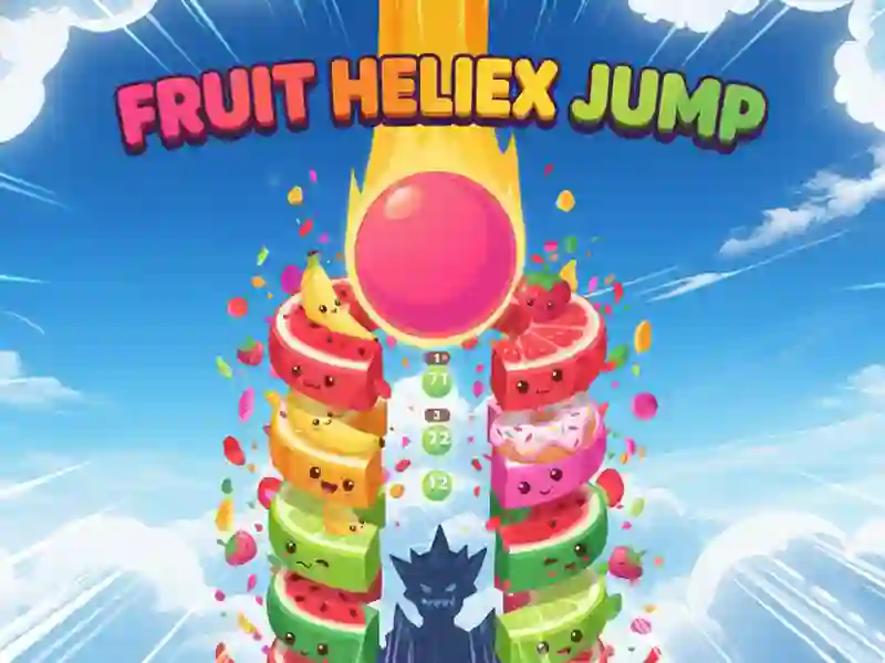 Spill Fruit Helix Jump online