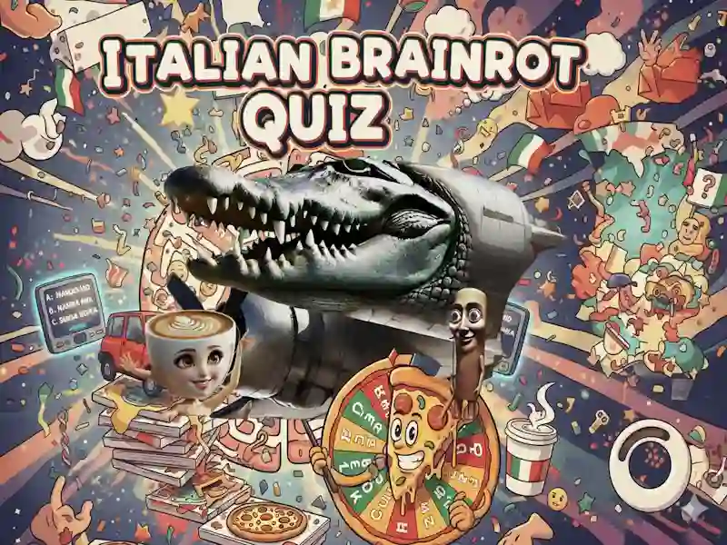 Spill Italiensk hjernerot-quiz online