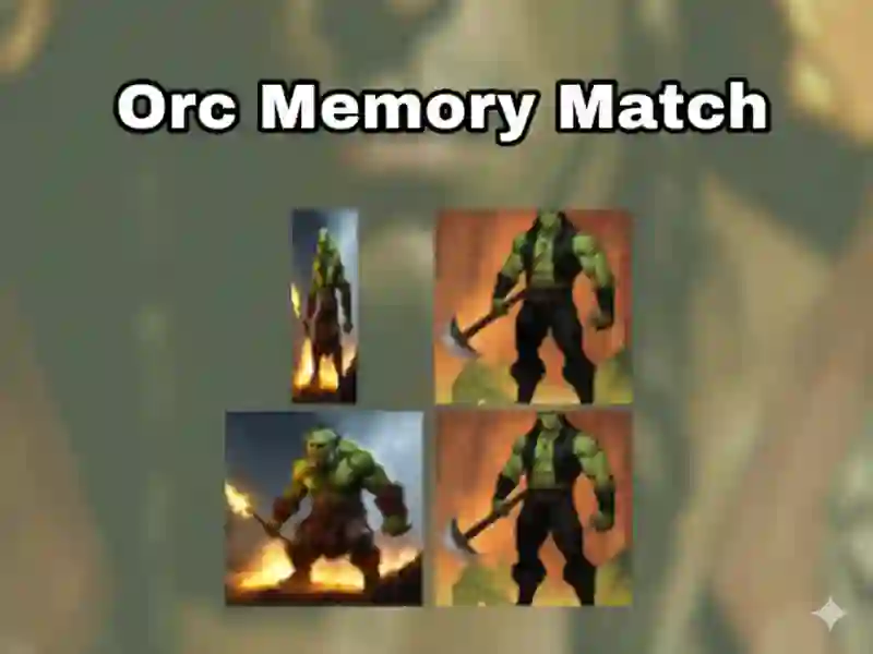 Spill Orc Memory Match online