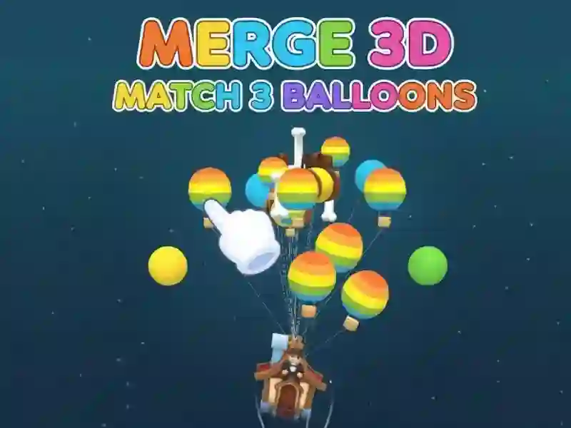 Spill Slå sammen 3d Match 3-ballonger online Spill Slå sammen 3d Match 3-ballonger online