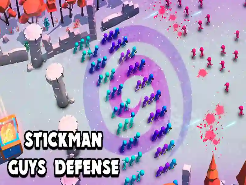 Spill Stickman Guys Defense online