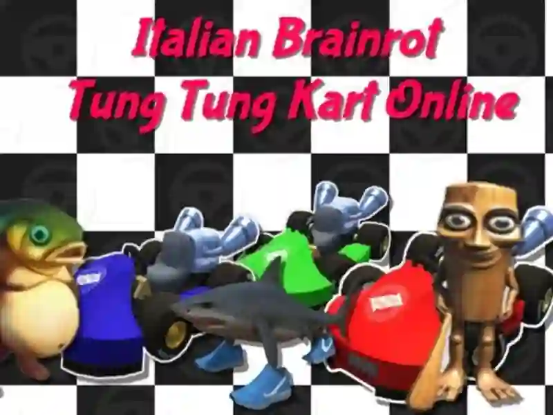 Spill Italiensk Brainrot Tung Tung Kart Online online