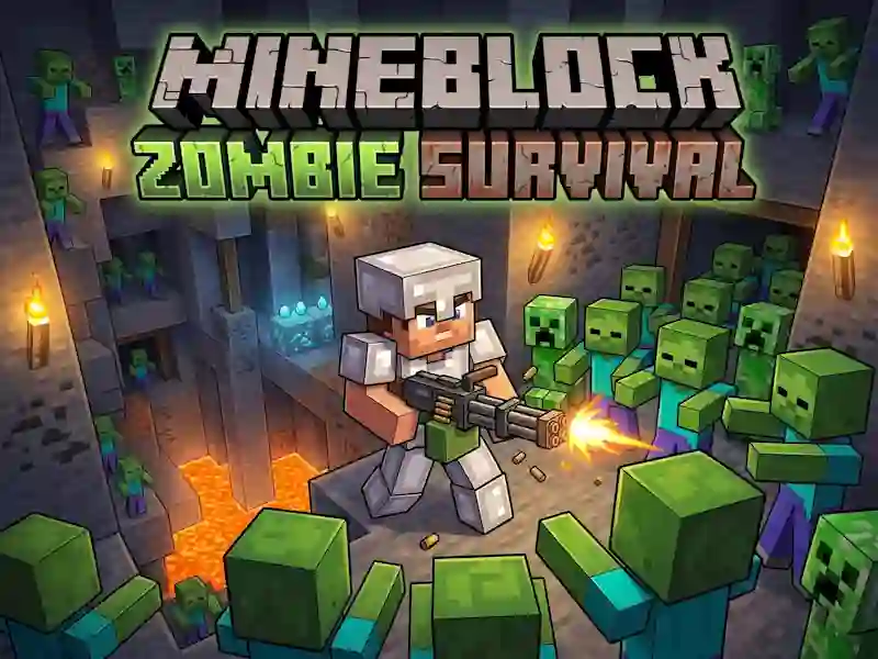 Spill Mineblock Zombie Survival online