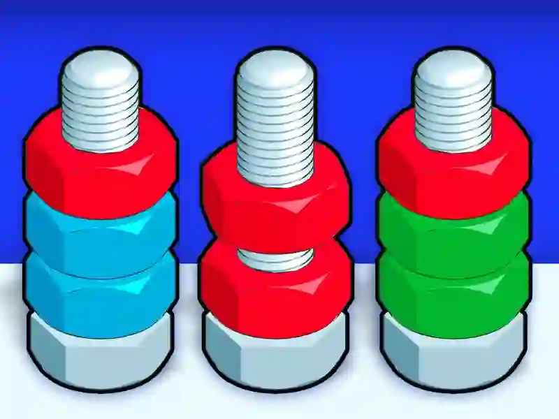 Spill Nøtter og bolter sorterer online Spill Nøtter og bolter sorterer online