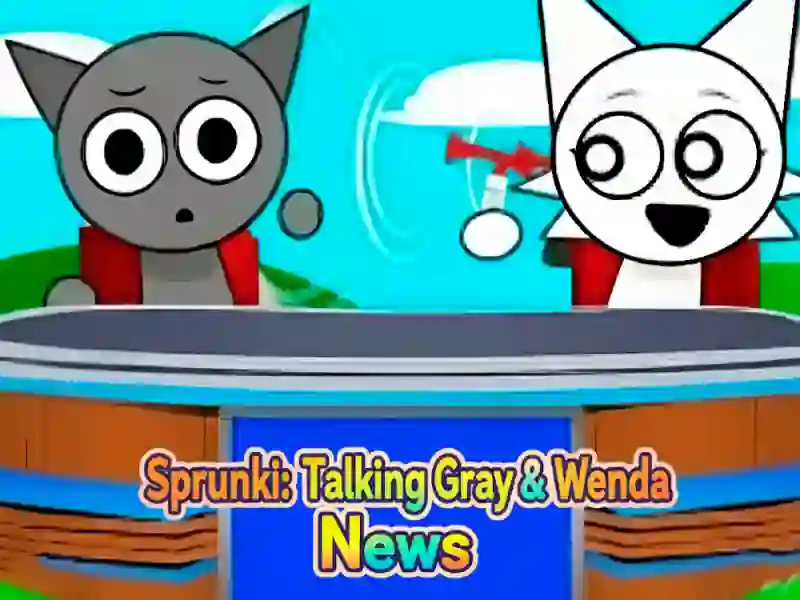 Spill Sprunki: Talking Grey og Wenda News online