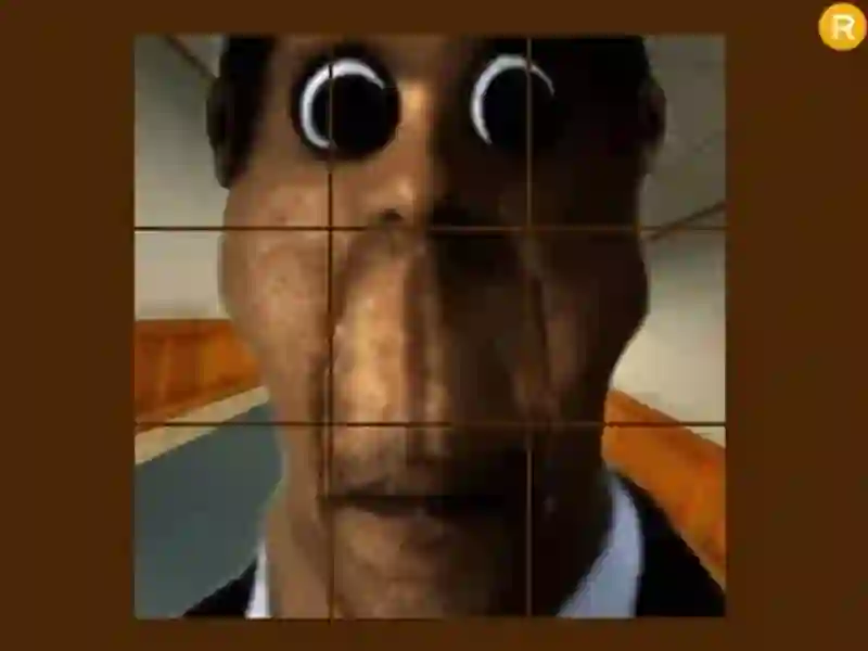 Spill Obunga Nextbots Sliding Puzzle online