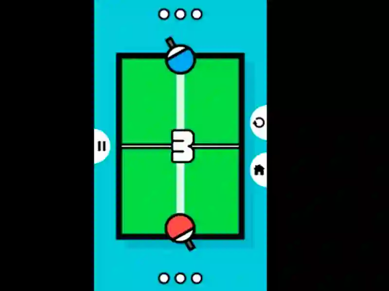 Spill Ping pong tennis bord 2d online