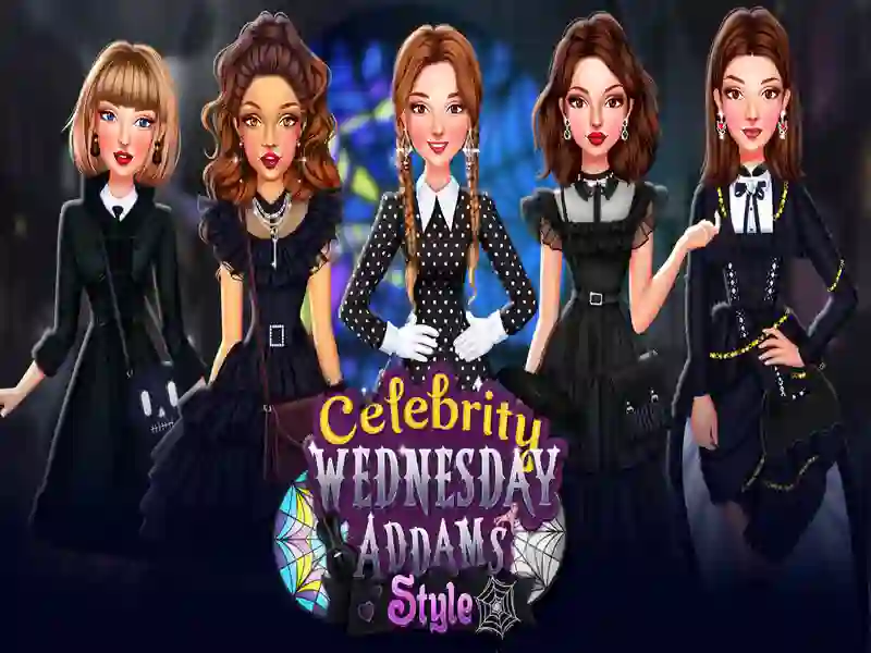 Spill Kjendis onsdag addams-stil online