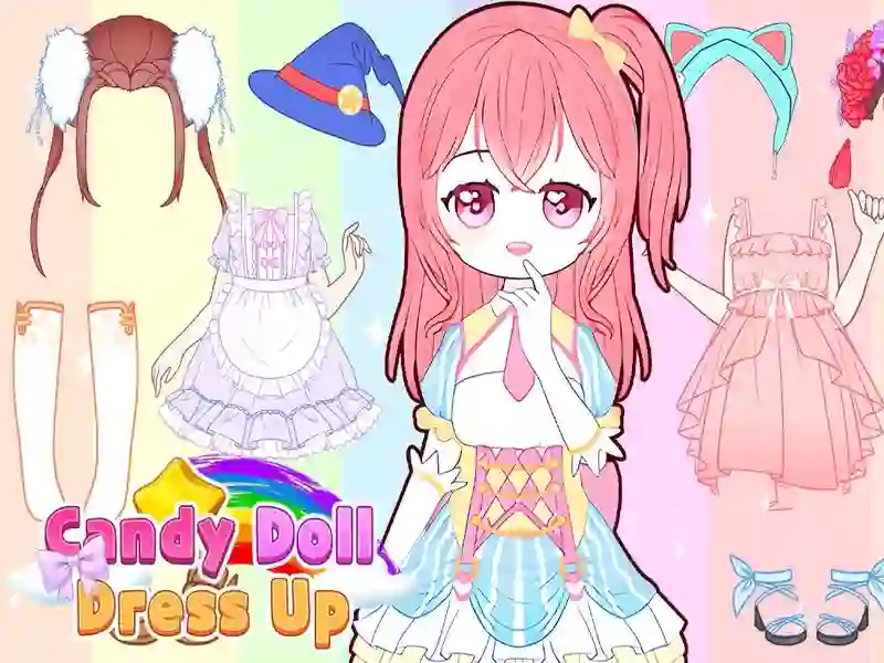 Spill Candy Doll Dress Up online