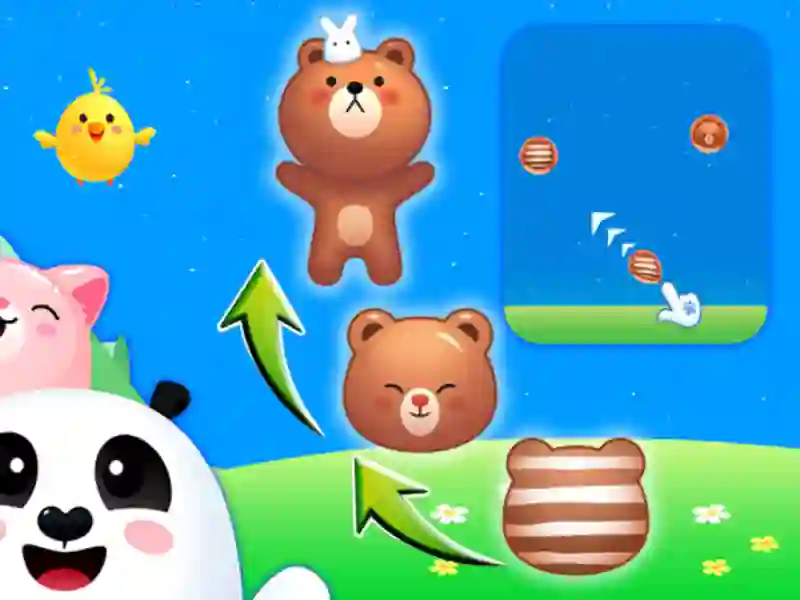 Spill Animal Merge: Bubble Shooter online