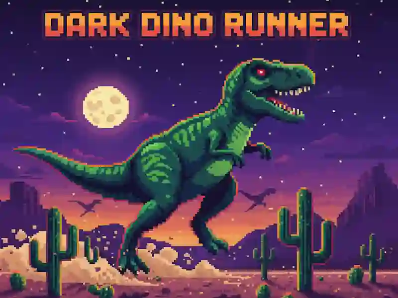 Spill Mørk Dino Runner online