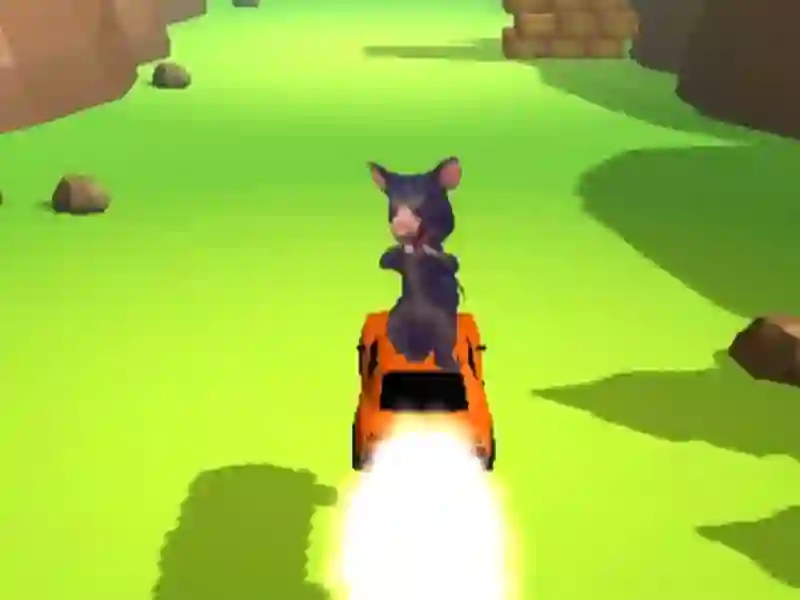 Spill Ratomilton Flying Car Race online