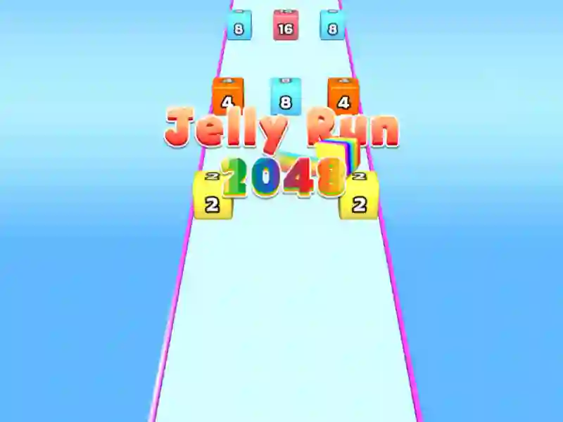 Spill Jelly Run 2048 online