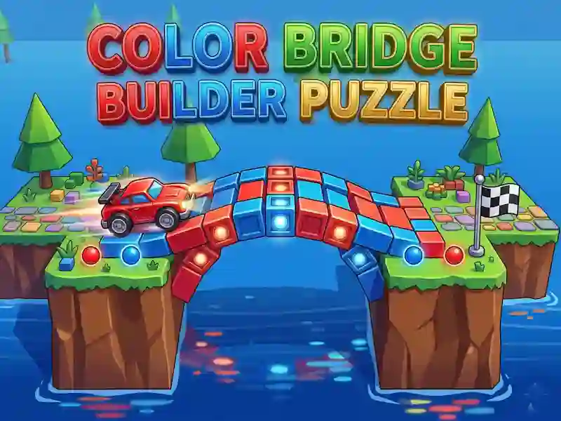 Spill Color Bridge Builder Puzzle online