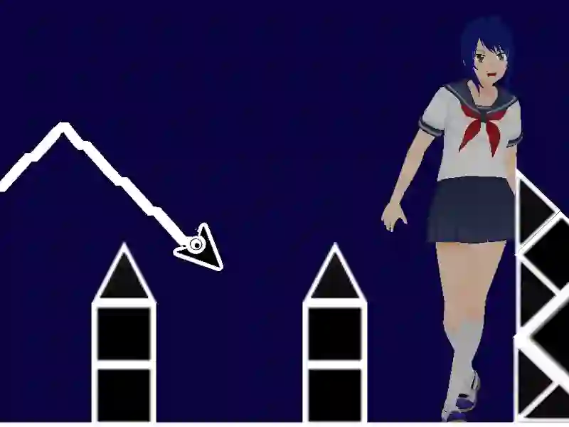 Spill Space Geometry Dash Waves online Spill Space Geometry Dash Waves online