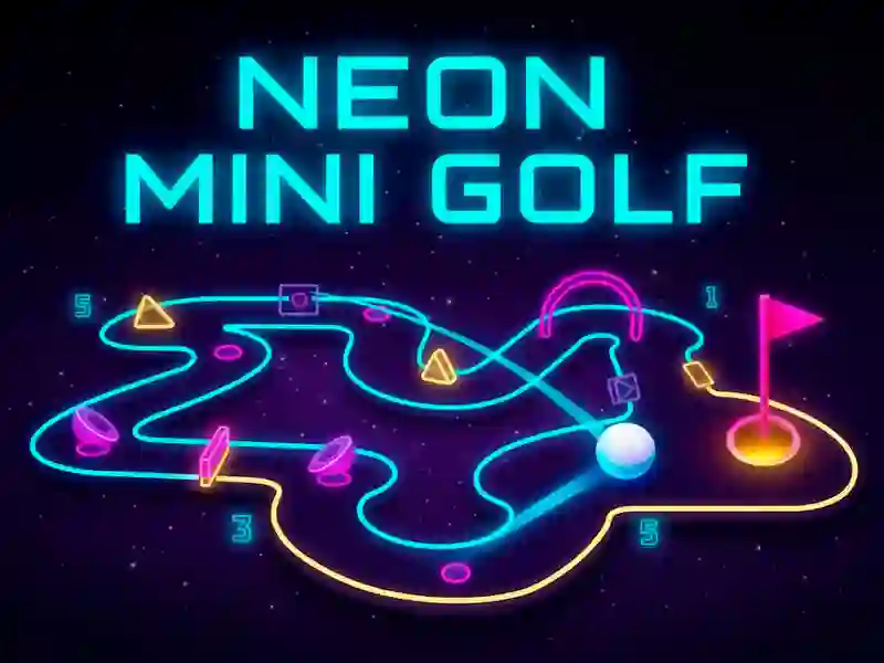 Spill Neon minigolf online