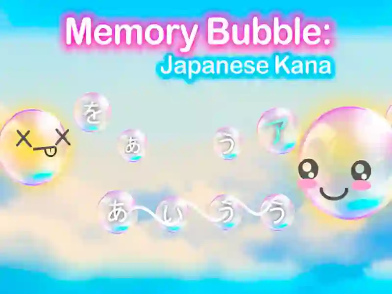 Spill Minneboble: Japansk Kana online