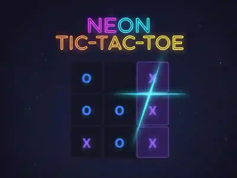 Spill Neon Tic-Tac-Toe online