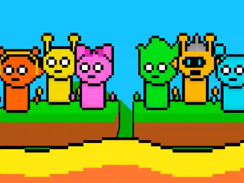 Spill Sprunki Lava Escape 2Player online Spill Sprunki Lava Escape 2Player online