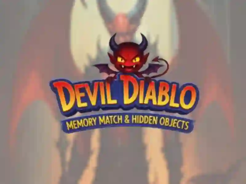 Spill Devil Diablo Memory Match og skjulte objekter online