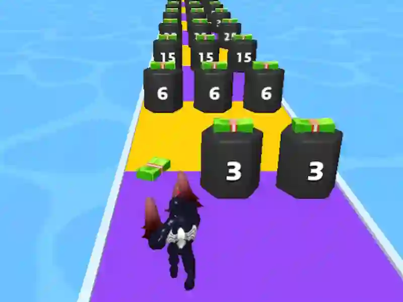 Spill Venom Run 3D online