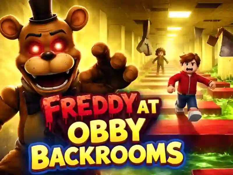 Spill Freddy på Obby Backrooms online