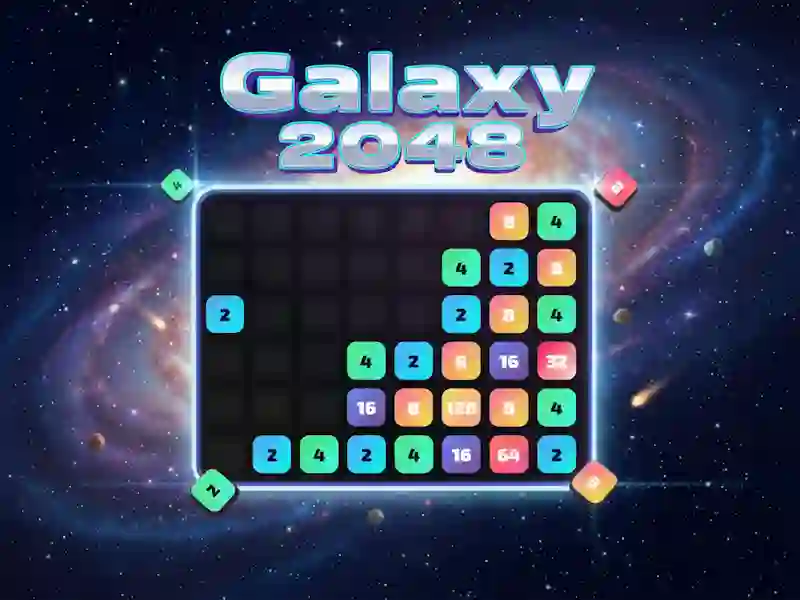 Spill Galaxy 2048 online