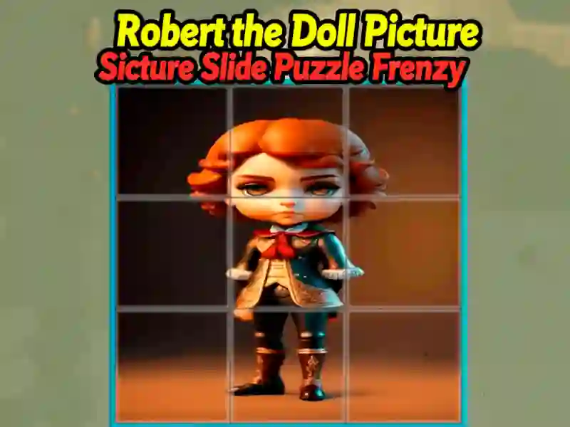 Spill Robert the Doll Picture Slide Puzzle Frenzy online