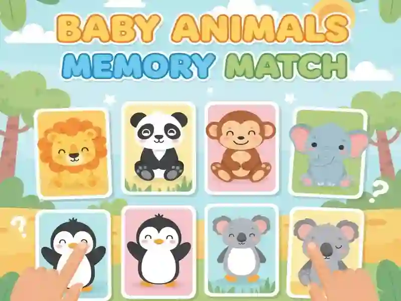 Spill Baby Dyr Memory Match online Spill Baby Dyr Memory Match online