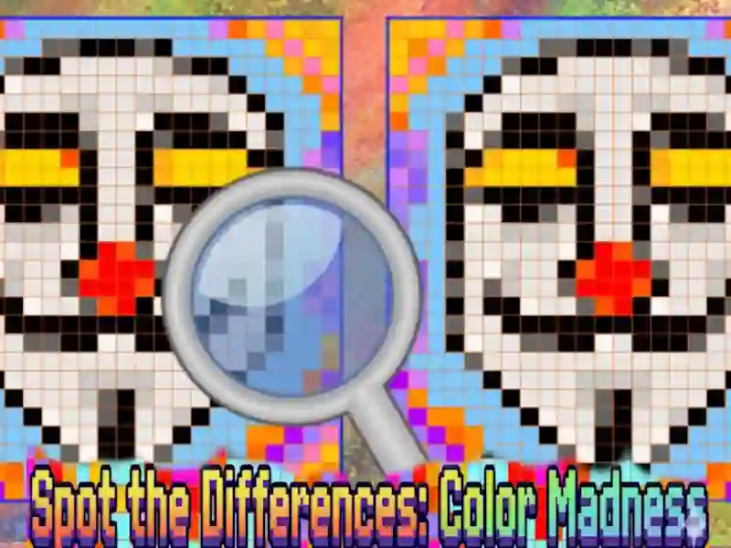 Spill Spot the Differences Color Madness online
