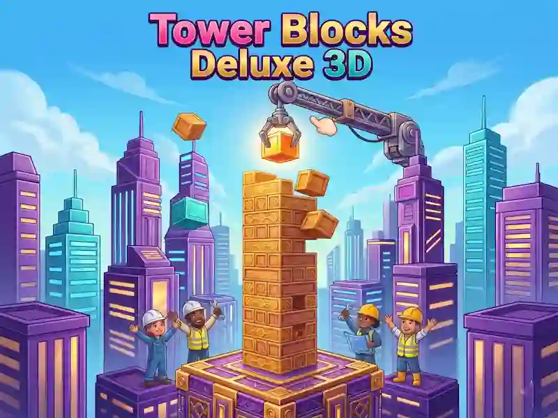 Spill Tower Blocks Deluxe 3D online