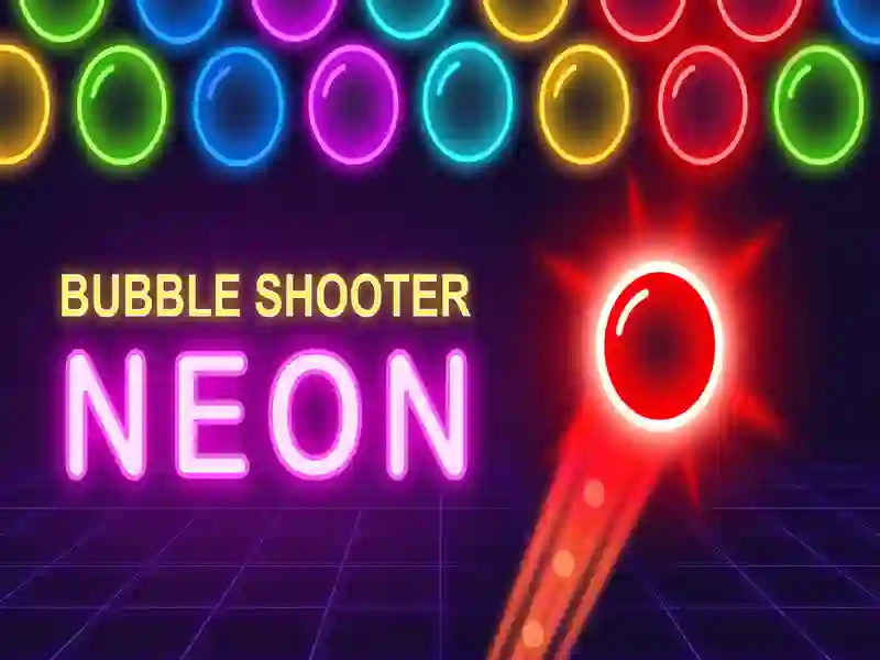 Spill Bubble-skytter neon online