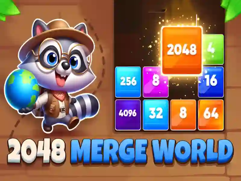 Spill 2048 Merge World online