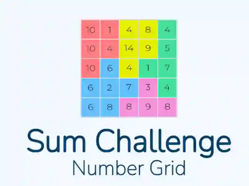 Spill Sum Challenge Number Grid online Spill Sum Challenge Number Grid online