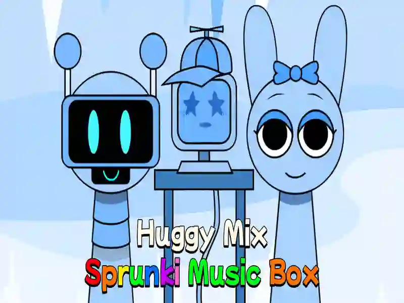 Spill Huggy Mix Sprunki Music Box online