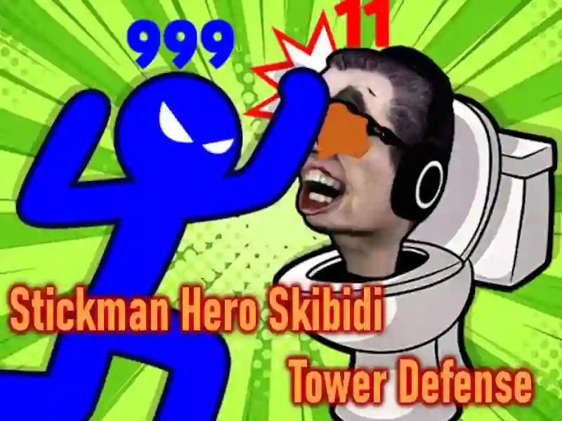 Spill Stickman -helten Skibidi Tower Defense online