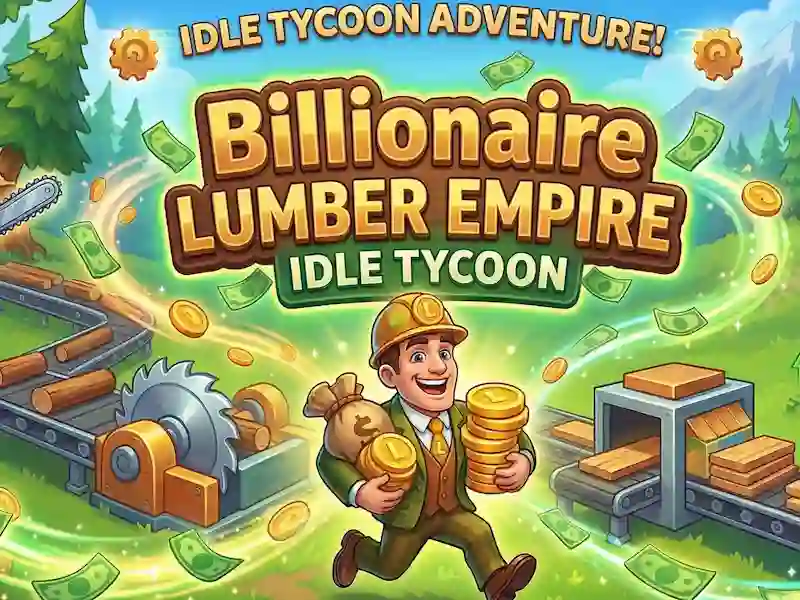 Spill Milliardær Lumber Empire: Idle Tycoon online
