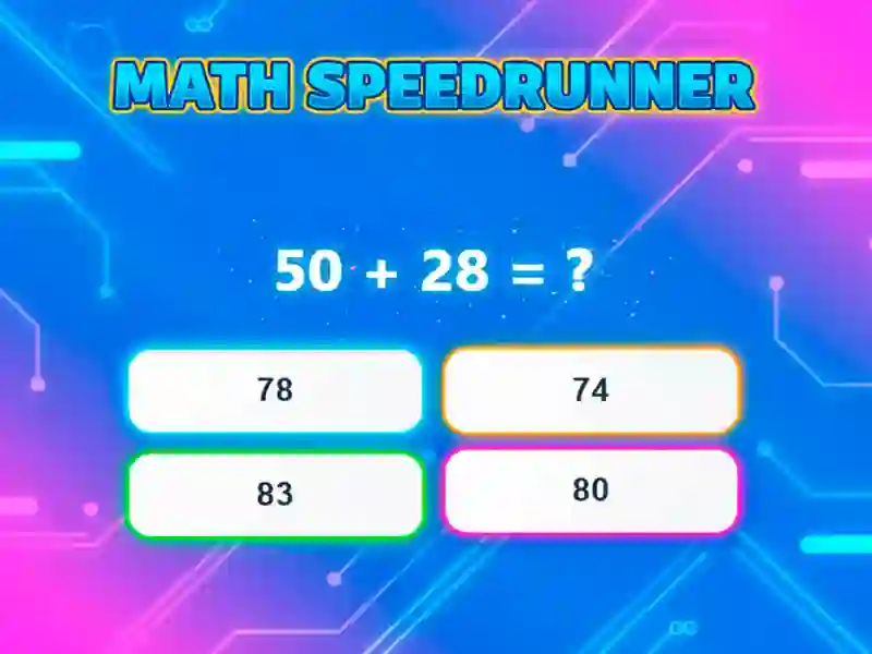 Spill Math Speedrunner online