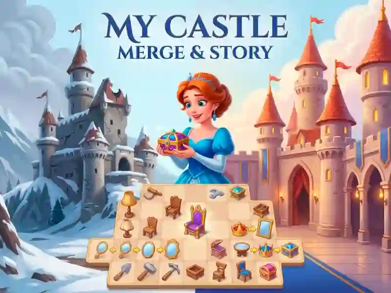 Spill My Castle. Merge & Story online
